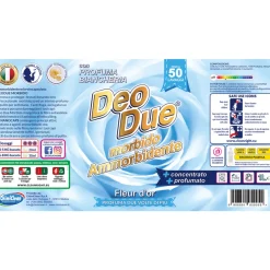 DEO DUE AMMORBIDENTE MORBIDO FLEUR D'OR 1 LITRO PROFUMA BIANCHERIA FINO A 50 LAVAGGI