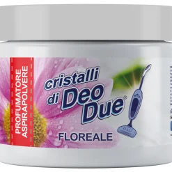 DEO DUE CRISTALLI PROFUMATORE PER ASPIRAPOLVERE FLOREALE 500 GR.
