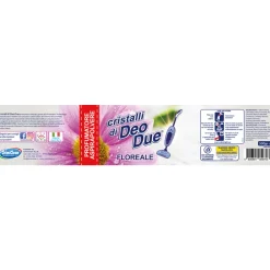 DEO DUE CRISTALLI PROFUMATORE PER ASPIRAPOLVERE FLOREALE 500 GR.
