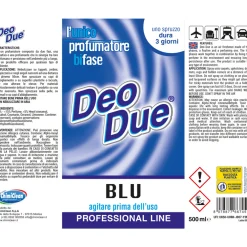 DEO DUE PROFUMATORE BIFASE DEODORANTE PER TESSUTI ELIMINA ODORI BLU TRIGGER 500 ML