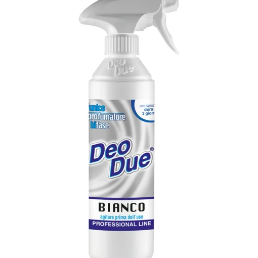 DEO DUE PROFUMATORE BIFASE DEODORANTE PER TESSUTI ELIMINA ODORI BIANCO TRIGGER 500 ML