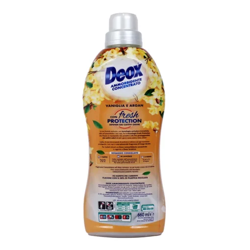 DEOX AMMORBIDENTE CONCENTRATO VANIGLIA e ARGAN 33 LAVAGGI 660 ML