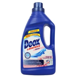 DEOX DETERSIVO LIQUIDO BUCATO LAVATRICE FRESH 24 LAVAGGI 1200 ML
