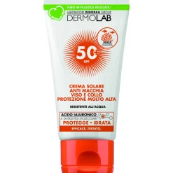 DERMOLAB CREMA SOLARE VISO ANTIMACCHIA PROTEZIONE MOLTO ALTA SPF50+ 50ML