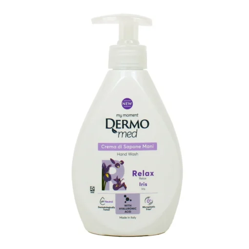 DERMOMED CREMA DI SAPONE LIQUIDO MANI RELAX IRIS DISPENSER 300 ML