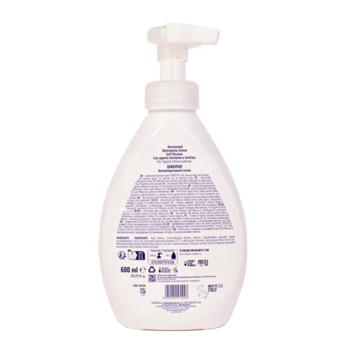 DERMOMED INTIMO SOFT MOUSSE SENSITIVE PH 4,5 DISPENSER 600 ML