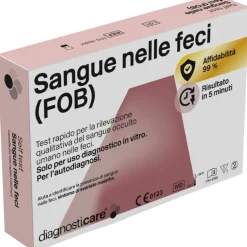 DIAGNOSTICARE SANGUE NELLE FECI FOB 1 SELF TEST RAPIDO