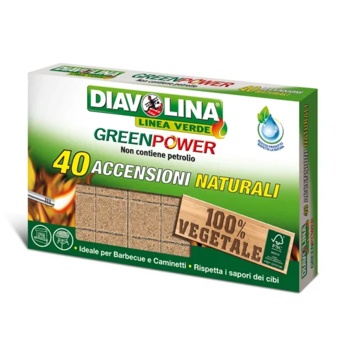 DIAVOLINA GREENPOWER NATURALE 40 ACCENSIONI