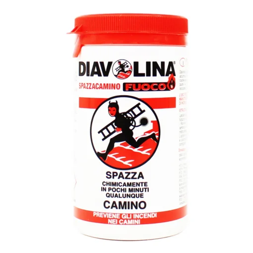 DIAVOLINA SPAZZACAMINO POLVERE
