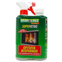 DIAVOLINA SUPER VETRO SPRAY 500ML + RICARICA 500ML