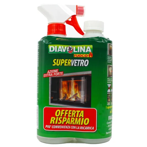 DIAVOLINA SUPER VETRO SPRAY 500ML + RICARICA 500ML