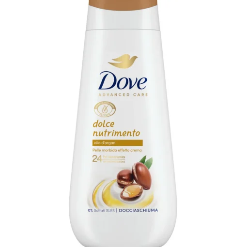 DOVE DOCCIA DOLCE NUTRIMENTO CON OLIO D'ARGAN 225 ML
