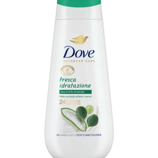 DOVE DOCCIA FRESCA IDRATAZIONE CON ALOE E LINFA DI BETULLA 225 ML