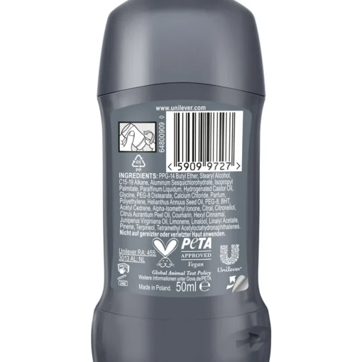 DOVE MEN DEODORANTE STICK 72h ADVANCED CARE INVISIBLE DRY 50 ML