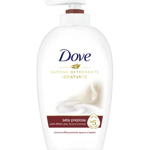 DOVE SAPONE LIQUIDO COMPLETO MANI SETA PREZIOSA 250 ML