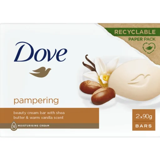 DOVE SAPONETTA CREMOSA PAMPERING 2 PEZZI X 90 GRAMMI