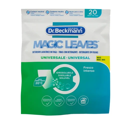 Dr.BECKMANN MAGIC LEAVES DETERSIVO UNIVERSALE 20 FOGLI
