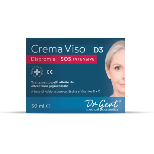 Dr.GERT CREMA VISO DISCROMIE SOS INTENSIVE D3 PELLE MOLTO MATURA e CON MACCHIE 50 ML