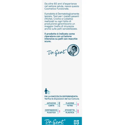 Dr.GERT SIERO VISO DISCROMIA D3 30ML. UNIFORMANTE PER PELLI CON MACCHIE