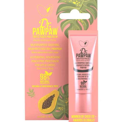 Dr.PAWPAW TINTED PEACH PINK BALM MULTIUSO LABBRA, GUANCE, OCCHI 10 ML