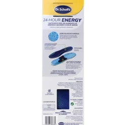 DR.SCHOLL'S SOLETTE 24 HOUR ENERGY TAGLIA L (40-47,5) 1 PAIO