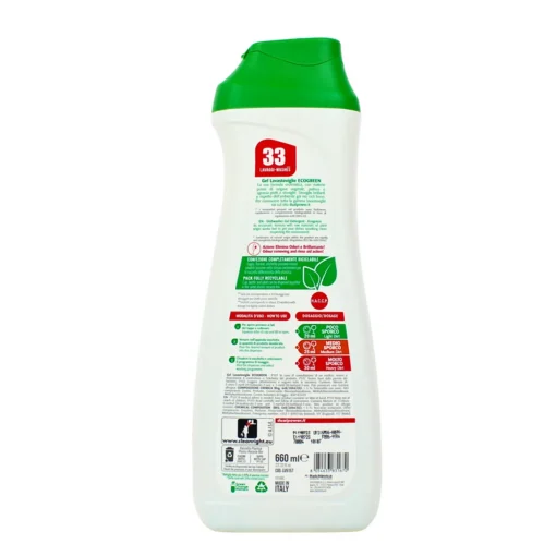 DUAL POWER LAVASTOVIGLIE GEL GREENLIFE 33 LAVAGGI 660 ML