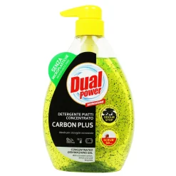 DUAL POWER PIATTI CONCENTRATO CARBON PLUS SUCCO DI LIMONE 600 ML