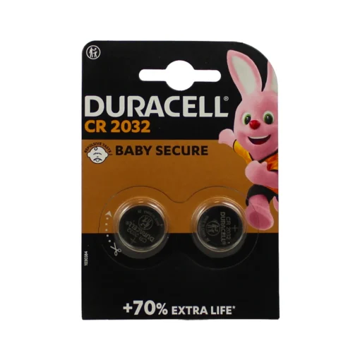 DURACELL BATTERIA LITHIUM LONG LASTING POWER 3 VOLT 2 PZ.2032