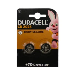 DURACELL BATTERIA LITHIUM LONG LASTING POWER 3 VOLT 2 PZ.2025