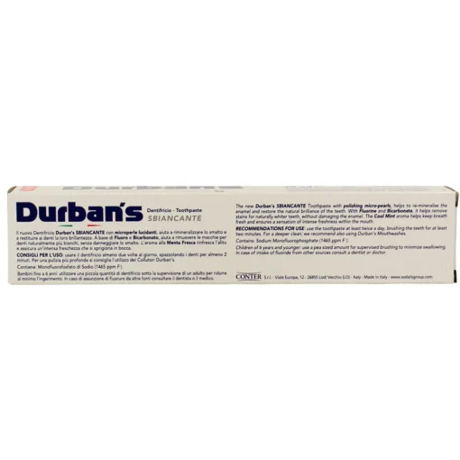 DURBAN'S DENTIFRICIO SBIANCANTE 75 ML.