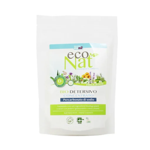 ECO NAT BIO DETERSIVO CONCENTRATO PERCARBONATO DI SODIO POLVERE BUSTA 20 DOSI 250 GRAMMI