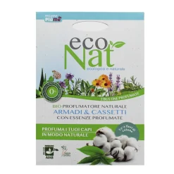 ECO NAT BIO PROFUMATORE NATURALE ARMADI & CASSETI 2 BUSTE TE' e FIORI DI COTONE