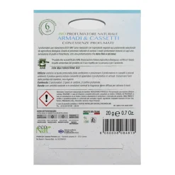 ECO NAT BIO PROFUMATORE NATURALE ARMADI & CASSETI 2 BUSTE TE' e FIORI DI COTONE