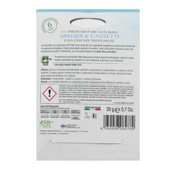 ECO NAT BIO PROFUMATORE NATURALE ARMADI & CASSETTI 2 BUSTE MUSCHIO BIANCO