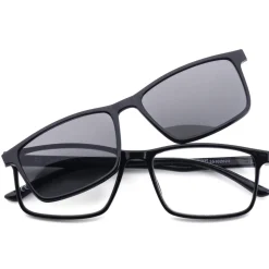 EL CHARRO OCCHIALI DA LETTURA NERO +3,50 + CLIP-ON MAGNETICO LENTI GRIGIE