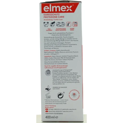 ELMEX COLLUTORIO PROTEZIONE CARIE JUNIOR 6-12 ANNI BAMBINI 400 ML
