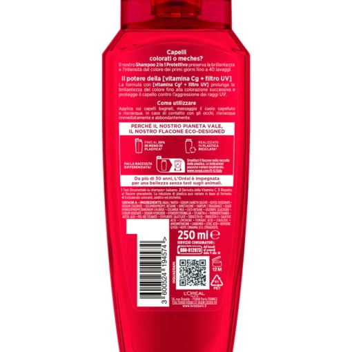 ELVIVE SHAMPOO 2in1 COLOR-VIVE PROTETTIVO CAPELLI COLORATI O MECHES 250 ML