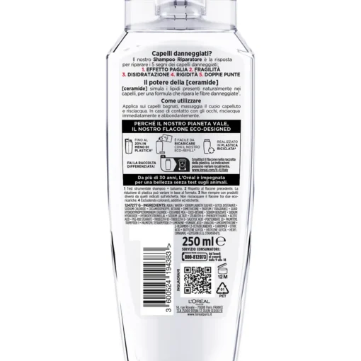 ELVIVE SHAMPOO TOTAL REPAIR 5 RIPARATORE CAPELLI DANNEGGIATI 250 ML