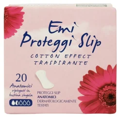 EMI PROTEGGI SLIP COTTON EFFECT 20 PZ.RIPIEGATO IN BUSTINA SALVASLIP