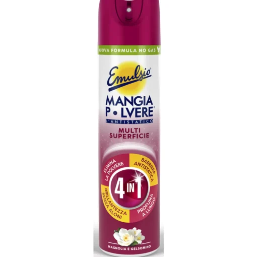 EMULSIO MANGIAPOLVERE MULTI SUPERFICIE PROFUMO MAGNOLIA E GELSOMINO SPRAY 300 ML
