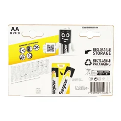 ENERGIZER AA STILO V1,5 ALKALINE POWER BLISTER 8 PZ