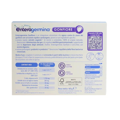ENTEROGERMINA GONFIORE TRIPLA AZIONE 10 BUSTINE