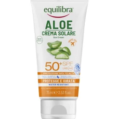 EQUILIBRA ALOE SOLARE CREMA SPF50+ TUBO 75 ML