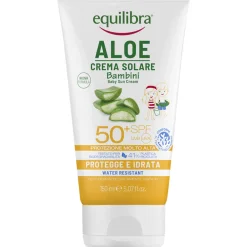 EQUILIBRA ALOE SOLARE CREMA BAMBINI SPF50+ WATER RESISTANT TUBO 150 ML