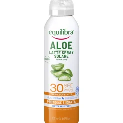 EQUILIBRA ALOE SOLARE LATTE SPRAY SPF30 WATER RESISTANT 150 ML