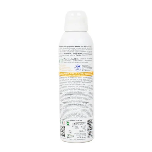 EQUILIBRA ALOE SOLARE LATTE SPRAY BAMBINI SPF50+ WATER RESISTANT 150 ML