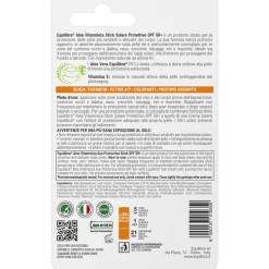 EQUILIBRA ALOE SOLARE STICK SOLARE LABBRA PROTETTIVO SPF50+ RESISTENTE ALL'ACQUA 12 ML