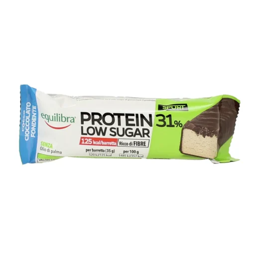 EQUILIBRA BARRETTA PROTEIN 31% 35g LOW SUGAR COCCO CIOCCOLATO FONDENTE