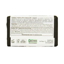 EQUILIBRA CARBONE ATTIVO SAPONE DETOX 100% VEGETALE 100 grammi