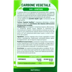 EQUILIBRA CARBONE VEGETALE 50 COMPRESSE INTEGRATORE ALIMENTARE